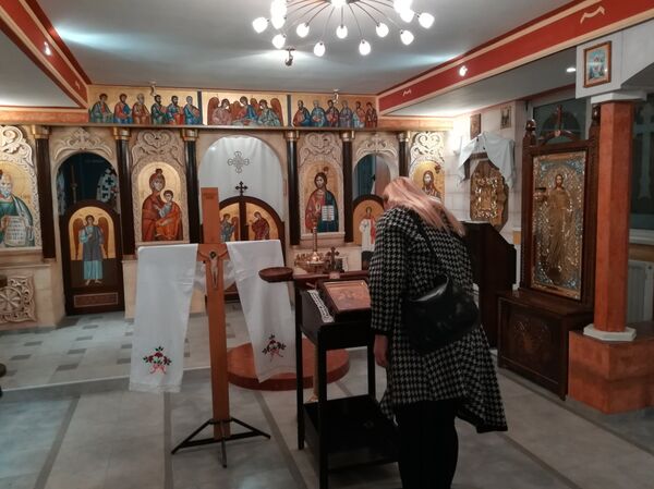 Kapela Svetog Jovana Zlatoustog u Pravoslavnom duhovno-prosvetiteljskom centru „Ljubav“ u Zemunu.  - Sputnik Srbija