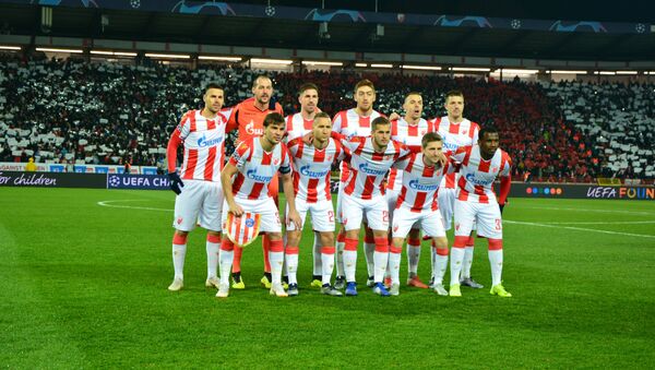 Fudbaleri Crvene zvezde uoči utakmice - Sputnik Srbija