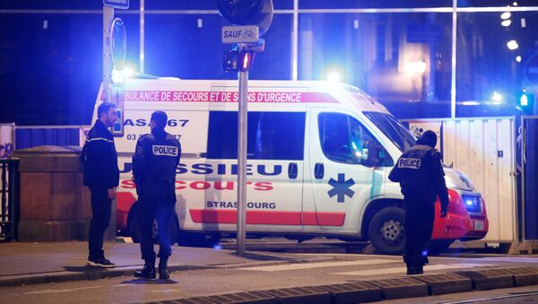 Полиција на месту терористичког напада у Стразбуру - Sputnik Србија