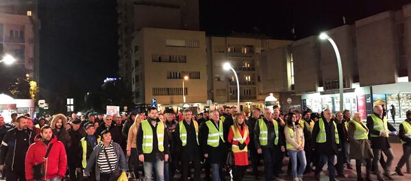 Протест Демократског фронта у Подгорици - Sputnik Србија