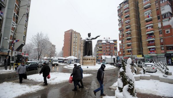 Sneg u Severnoj Kosovskoj Mitrovici 14. decembra 2018. - Sputnik Srbija