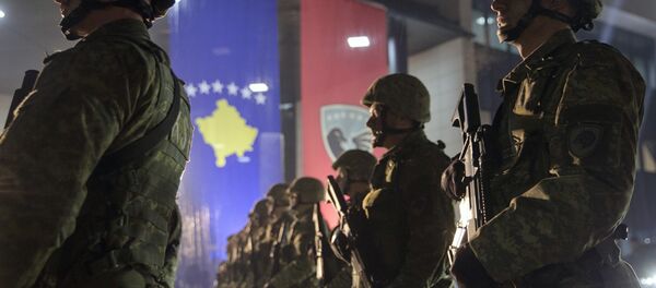 Pripadnici bezbednosnih snaga samoproglašene republike Kosovo // AP Photo, Visar Kryeziu - Sputnik Srbija