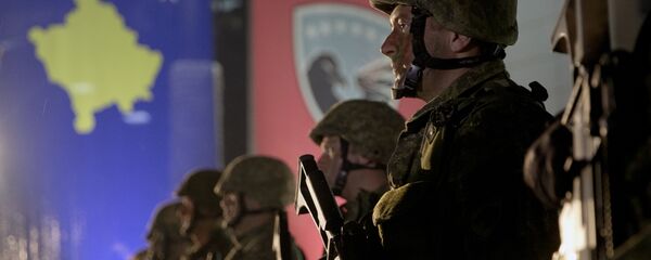 Pripadnici bezbednosnih snaga samoproglašene republike Kosovo - Sputnik Srbija
