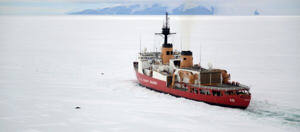 Амерички ледоломац Поларна звезда на Антарктику - Sputnik Србија