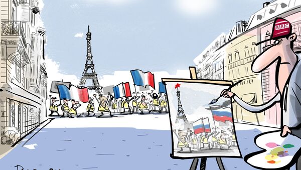 Руски траг у француским протестима - Sputnik Србија