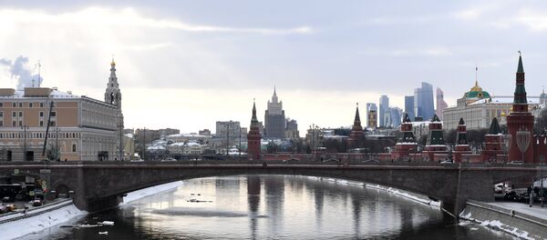 Московски Кремљ и обала реке Москве Московски Кремљ и обала реке Москве - Sputnik Србија