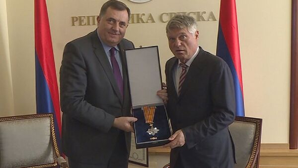 Milorad Dodik i Miroslav Lazanski - Sputnik Srbija