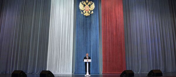 Predsednik Rusije Vladimir Putin na svečanom prijemu povodom Dana radnika bezbednosnih organa Predsednik Rusije Vladimir Putin na svečanom prijemu povodom Dana radnika bezbednosnih organa - Sputnik Srbija