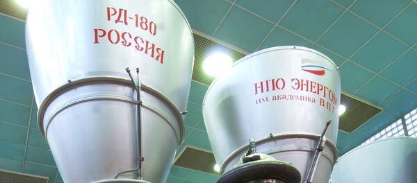 Ракетни мотор РД-180 за први степен америчких ракета Атлас 3 и Атлас 5 у компанији Енергомаш - Sputnik Србија