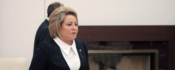 Predsedavajuća Saveta Federacije Rusije Valentina Matvijenko Predsedavajuća Saveta Federacije Rusije Valentina Matvijenko - Sputnik Srbija