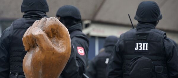 Specijalci na ulicama Banjaluke Specijalci na ulicama Banjaluke - Sputnik Srbija