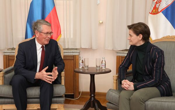 Ана Брнабић и Александар Чепурин - Sputnik Србија