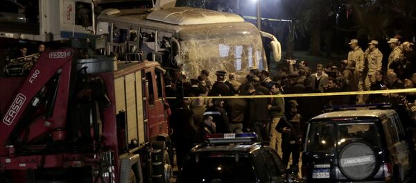 Policijski uviđaj na mestu napada u Egiptu - Sputnik Srbija