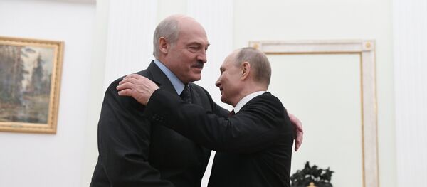 Председник Русије Владимир Путин и председник Белорусије Александар Лукашенко Председник Русије Владимир Путин и председник Белорусије Александар Лукашенко - Sputnik Србија