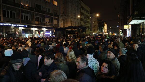 Protest u Beogradu „Jedan od pet miliona“ - Sputnik Srbija