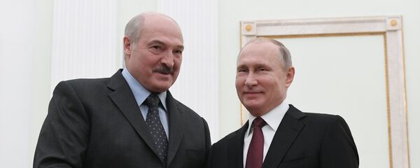 Председник Русије Владимир Путин и председник Белорусије Александар Лукашенко - Sputnik Србија