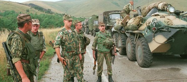 Ruski padobranci u Prištini 1999 godine. Ruski padobranci u Prištini 1999 godine. - Sputnik Srbija