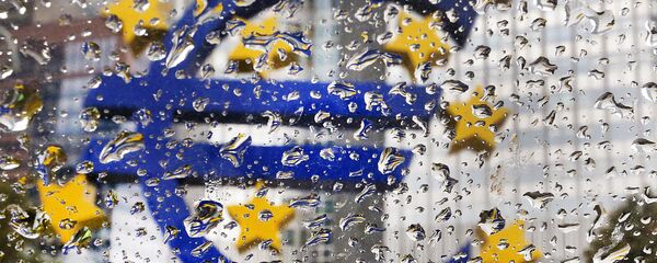 Skulptura evra ispred Centralne banke Evrope - Sputnik Srbija