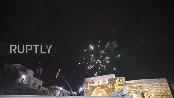 Damask kao nekad: Pun gradski trg i vatromet (video) - Sputnik Srbija