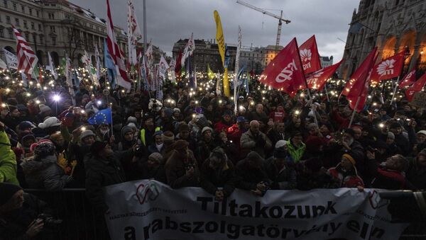 Демонстрације у Будимпешти - Sputnik Србија