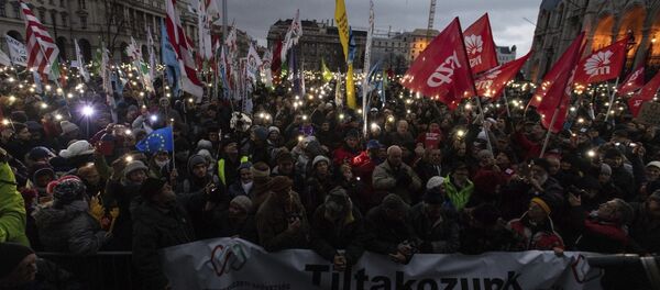 Демонстрације у Будимпешти - Sputnik Србија