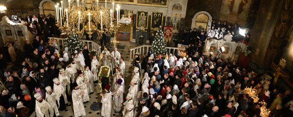 Pravoslavni Božić u Ukrajini Pravoslavni Božić u Ukrajini - Sputnik Srbija