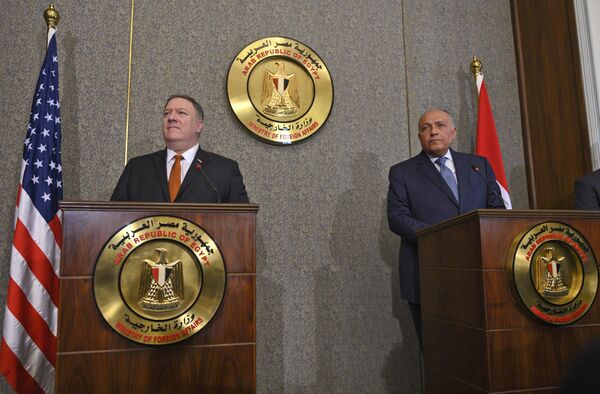 Majk Pompeo i Sameh Šukri Majk Pompeo i Sameh Šukri - Sputnik Srbija