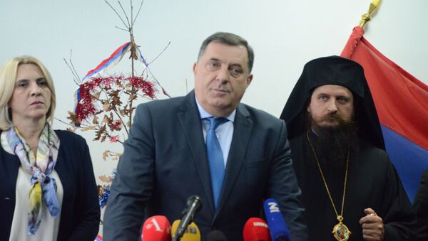 Željka Cvijanović i Milorad Dodik - Sputnik Srbija