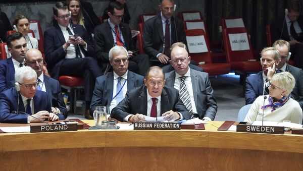 Sergej Lavrov u Savetu bezbednosti UN - Sputnik Srbija