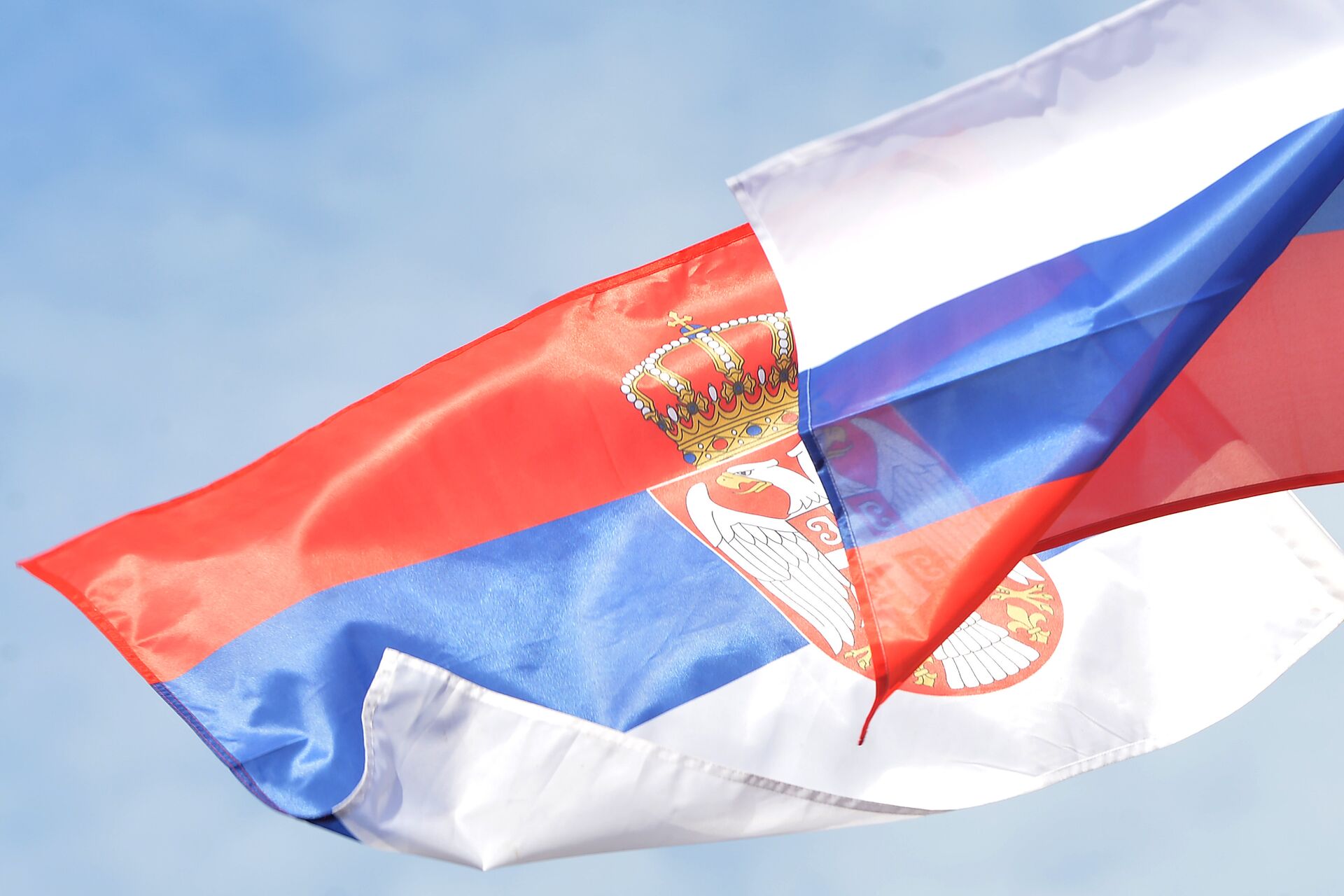 Zastave Srbije i Rusije - Sputnik Srbija, 1920, 21.09.2022