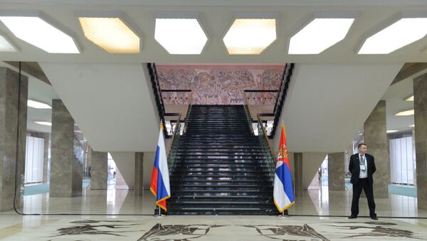 Палата Србија уочи посете председника Русије Владимира Путина. - Sputnik Србија