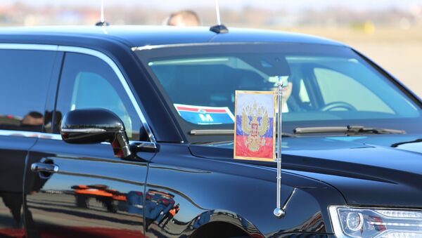 Putinova predsednička limuzina u Beogradu - Sputnik Srbija