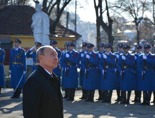Fotografije koje su obeležile Putinov dan u Beogradu - Sputnik Srbija