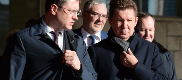 Министар енергетике Александар Новак и шеф Гаспрома Алексеј Милер у Београду - Sputnik Србија