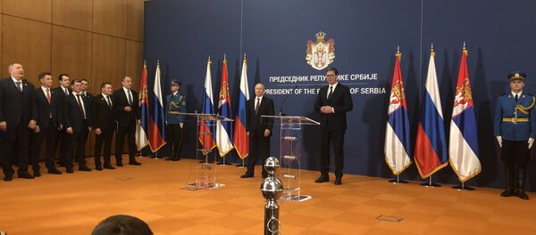 Potpisivanje sporazuma između Srbije i Rusije - Sputnik Srbija