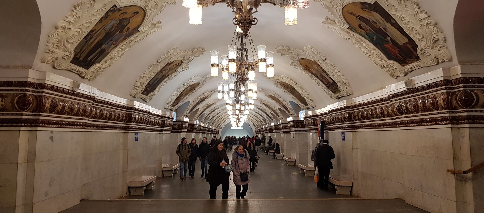 Moskovski metro - Sputnik Srbija, 1920, 04.01.2021