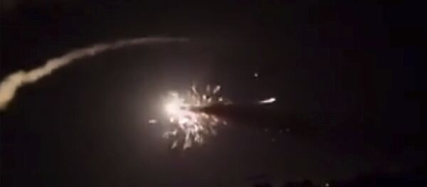 Projektili iznad Damaska Projektili iznad Damaska - Sputnik Srbija