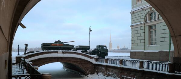 Генерална проба параде у част 75-годишњице пробијања опсаде Лењинграда - Sputnik Србија