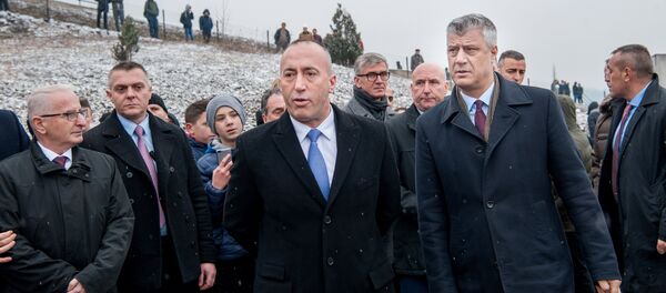 Рамуш Харадинај и Хашим Тачи - Sputnik Србија