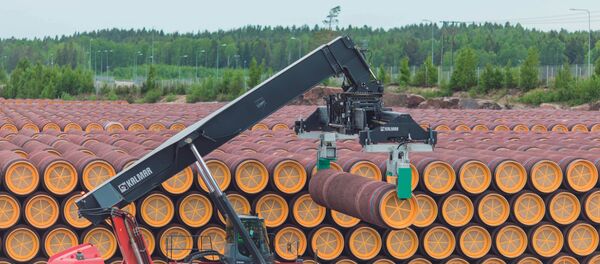 Складиште цеви за гасовод Северни ток 2 у Финској - Sputnik Србија