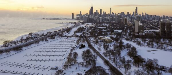 Čikago okovan ledom Čikago okovan ledom - Sputnik Srbija