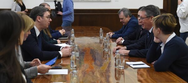 Александар Вучић и Александар Чепурин Александар Вучић и Александар Чепурин - Sputnik Србија