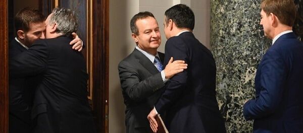 Ivica Dačić u Bukureštu Ivica Dačić u Bukureštu - Sputnik Srbija