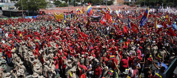 Митинг присталица Мадура у Каракасу - Sputnik Србија