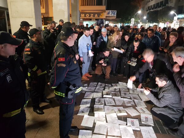 Protest u Podgorici Protest u Podgorici - Sputnik Srbija