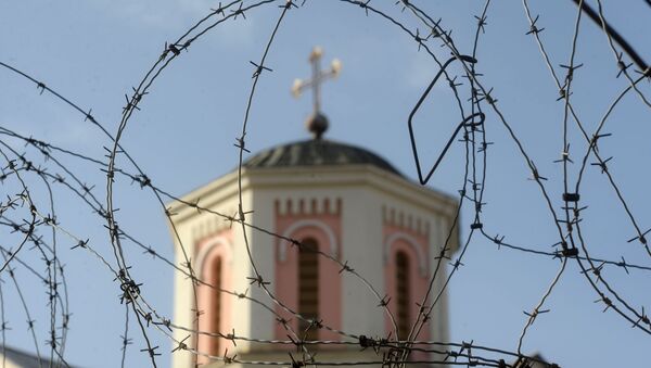 Crkva Svetog Save u južnom delu Kosovske Mitrovice - Sputnik Srbija