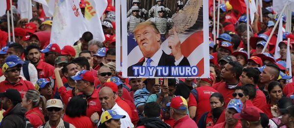 Протест против Трампа у Венецуели - Sputnik Србија