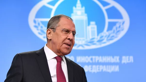 Министр иностранных дел РФ Сергей Лавров на пресс-конференции в Москве - Sputnik Србија