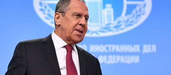 Министр иностранных дел РФ Сергей Лавров на пресс-конференции в Москве - Sputnik Србија