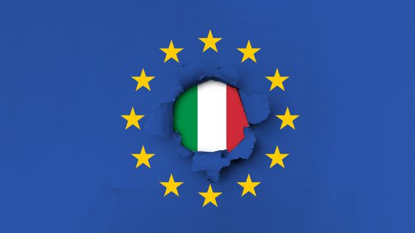 EU  Italija - ilustracija - Sputnik Srbija
